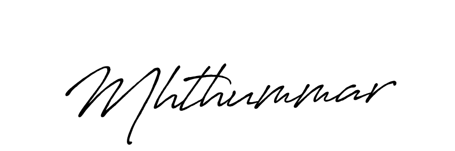 Make a beautiful signature design for name Mhthummar. With this signature (Antro_Vectra_Bolder) style, you can create a handwritten signature for free. Mhthummar signature style 7 images and pictures png