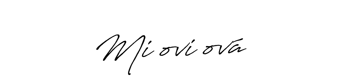 Also we have Mišovičová name is the best signature style. Create professional handwritten signature collection using Antro_Vectra_Bolder autograph style. Mišovičová signature style 7 images and pictures png