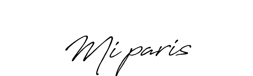 Check out images of Autograph of Mi’paris name. Actor Mi’paris Signature Style. Antro_Vectra_Bolder is a professional sign style online. Mi’paris signature style 7 images and pictures png