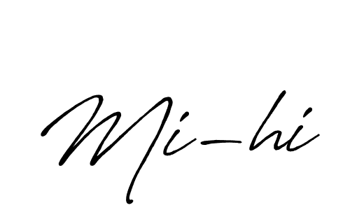 Here are the top 10 professional signature styles for the name Mi-hi. These are the best autograph styles you can use for your name. Mi-hi signature style 7 images and pictures png