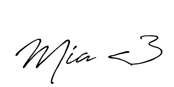 It looks lik you need a new signature style for name Mia <3. Design unique handwritten (Antro_Vectra_Bolder) signature with our free signature maker in just a few clicks. Mia <3 signature style 7 images and pictures png