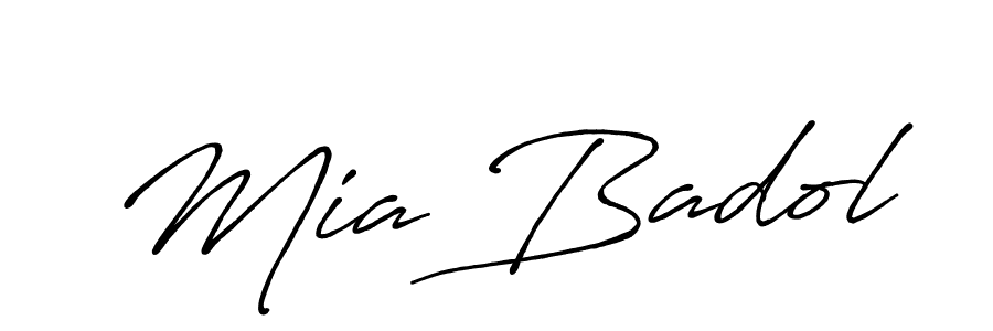 Once you've used our free online signature maker to create your best signature Antro_Vectra_Bolder style, it's time to enjoy all of the benefits that Mia Badol name signing documents. Mia Badol signature style 7 images and pictures png