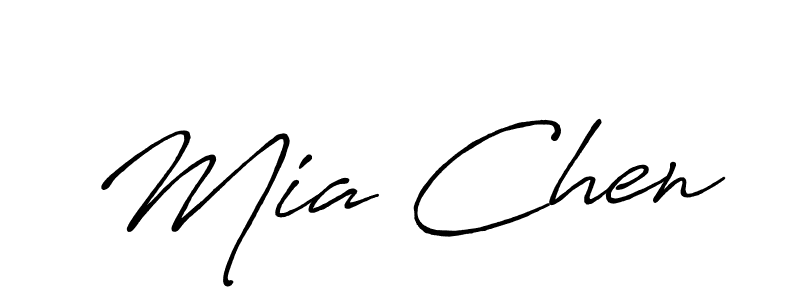 Also we have Mia Chen name is the best signature style. Create professional handwritten signature collection using Antro_Vectra_Bolder autograph style. Mia Chen signature style 7 images and pictures png