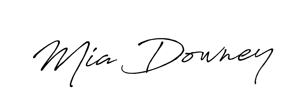 Once you've used our free online signature maker to create your best signature Antro_Vectra_Bolder style, it's time to enjoy all of the benefits that Mia Downey name signing documents. Mia Downey signature style 7 images and pictures png