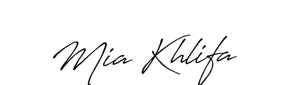 How to make Mia Khlifa signature? Antro_Vectra_Bolder is a professional autograph style. Create handwritten signature for Mia Khlifa name. Mia Khlifa signature style 7 images and pictures png
