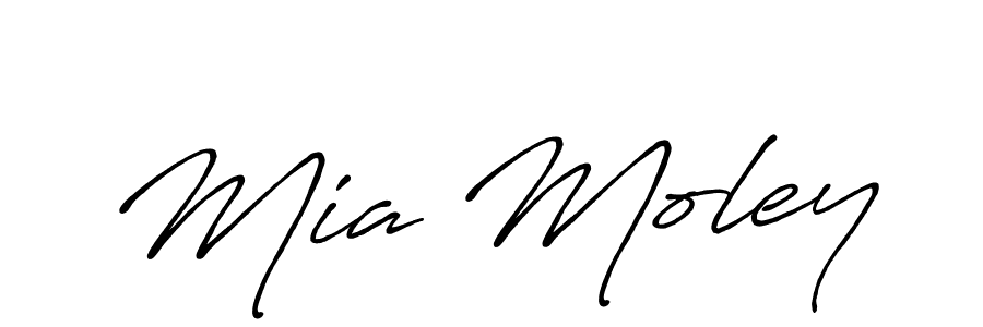 Antro_Vectra_Bolder is a professional signature style that is perfect for those who want to add a touch of class to their signature. It is also a great choice for those who want to make their signature more unique. Get Mia Moley name to fancy signature for free. Mia Moley signature style 7 images and pictures png