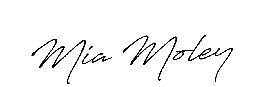 Antro_Vectra_Bolder is a professional signature style that is perfect for those who want to add a touch of class to their signature. It is also a great choice for those who want to make their signature more unique. Get Mia Moley name to fancy signature for free. Mia Moley signature style 7 images and pictures png