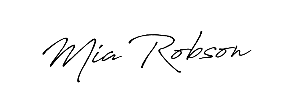 Make a beautiful signature design for name Mia Robson. Use this online signature maker to create a handwritten signature for free. Mia Robson signature style 7 images and pictures png