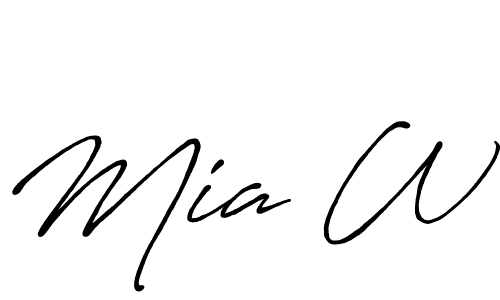 Make a short Mia W signature style. Manage your documents anywhere anytime using Antro_Vectra_Bolder. Create and add eSignatures, submit forms, share and send files easily. Mia W signature style 7 images and pictures png