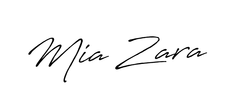 Design your own signature with our free online signature maker. With this signature software, you can create a handwritten (Antro_Vectra_Bolder) signature for name Mia Zara. Mia Zara signature style 7 images and pictures png