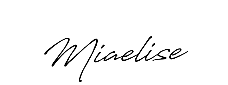 You should practise on your own different ways (Antro_Vectra_Bolder) to write your name (Miaelise) in signature. don't let someone else do it for you. Miaelise signature style 7 images and pictures png