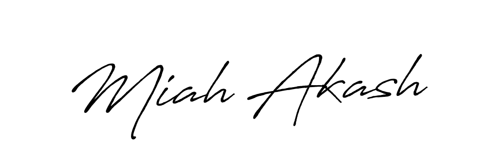 Make a short Miah Akash signature style. Manage your documents anywhere anytime using Antro_Vectra_Bolder. Create and add eSignatures, submit forms, share and send files easily. Miah Akash signature style 7 images and pictures png