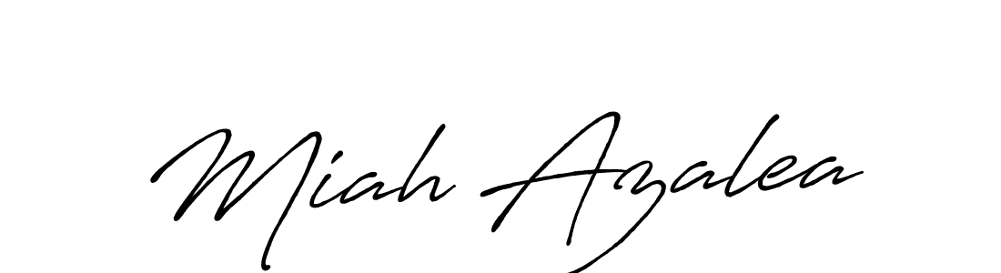 How to make Miah Azalea name signature. Use Antro_Vectra_Bolder style for creating short signs online. This is the latest handwritten sign. Miah Azalea signature style 7 images and pictures png