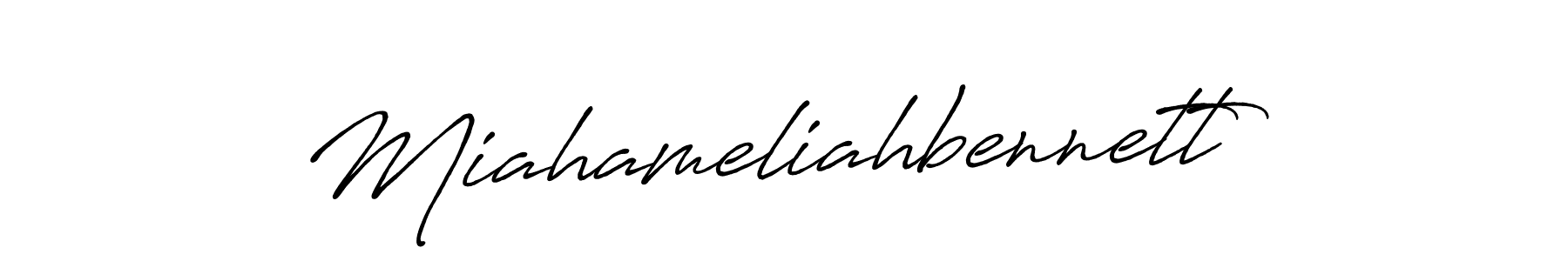 How to make Miahameliahbennett signature? Antro_Vectra_Bolder is a professional autograph style. Create handwritten signature for Miahameliahbennett name. Miahameliahbennett signature style 7 images and pictures png