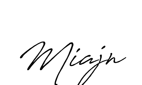 How to make Miajn signature? Antro_Vectra_Bolder is a professional autograph style. Create handwritten signature for Miajn name. Miajn signature style 7 images and pictures png