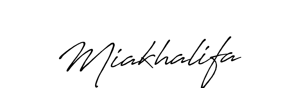 Miakhalifa stylish signature style. Best Handwritten Sign (Antro_Vectra_Bolder) for my name. Handwritten Signature Collection Ideas for my name Miakhalifa. Miakhalifa signature style 7 images and pictures png