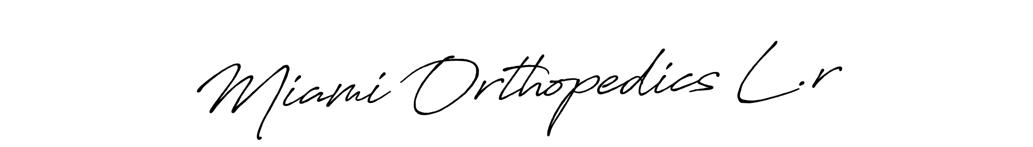 Once you've used our free online signature maker to create your best signature Antro_Vectra_Bolder style, it's time to enjoy all of the benefits that Miami Orthopedics L.r name signing documents. Miami Orthopedics L.r signature style 7 images and pictures png