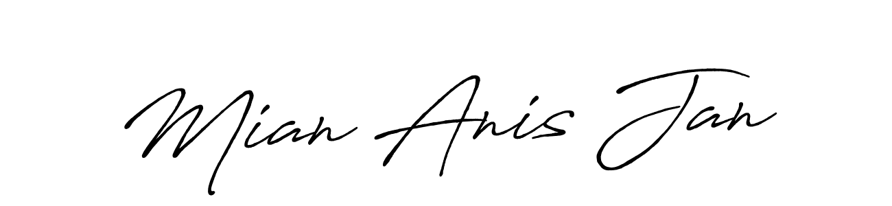 Check out images of Autograph of Mian Anis Jan name. Actor Mian Anis Jan Signature Style. Antro_Vectra_Bolder is a professional sign style online. Mian Anis Jan signature style 7 images and pictures png