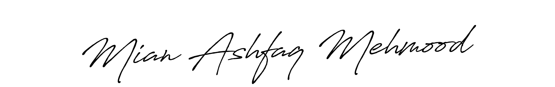 Mian Ashfaq Mehmood stylish signature style. Best Handwritten Sign (Antro_Vectra_Bolder) for my name. Handwritten Signature Collection Ideas for my name Mian Ashfaq Mehmood. Mian Ashfaq Mehmood signature style 7 images and pictures png