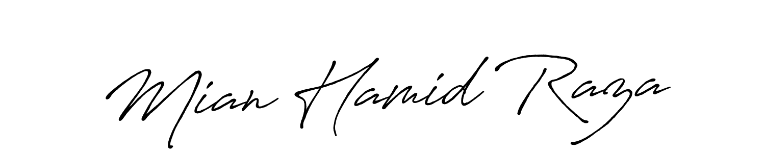 How to Draw Mian Hamid Raza signature style? Antro_Vectra_Bolder is a latest design signature styles for name Mian Hamid Raza. Mian Hamid Raza signature style 7 images and pictures png