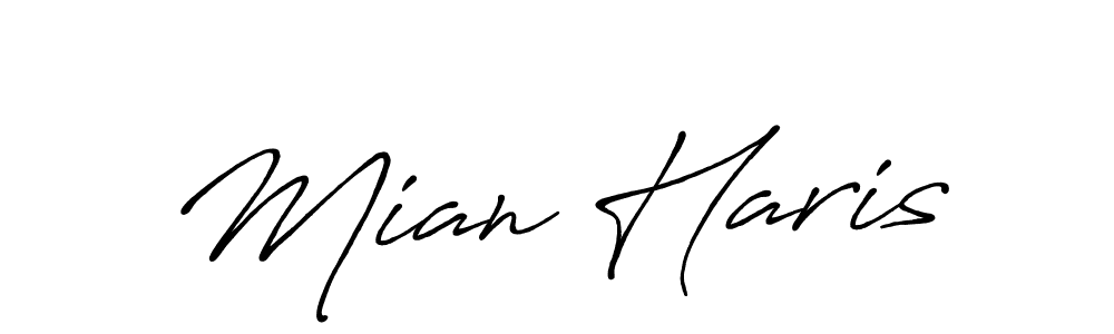 Also You can easily find your signature by using the search form. We will create Mian Haris name handwritten signature images for you free of cost using Antro_Vectra_Bolder sign style. Mian Haris signature style 7 images and pictures png