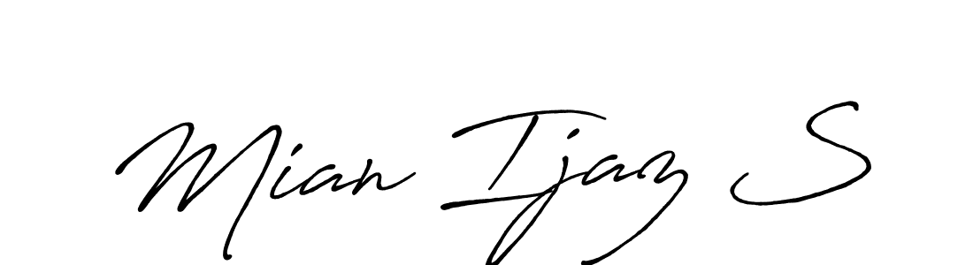 How to Draw Mian Ijaz S signature style? Antro_Vectra_Bolder is a latest design signature styles for name Mian Ijaz S. Mian Ijaz S signature style 7 images and pictures png