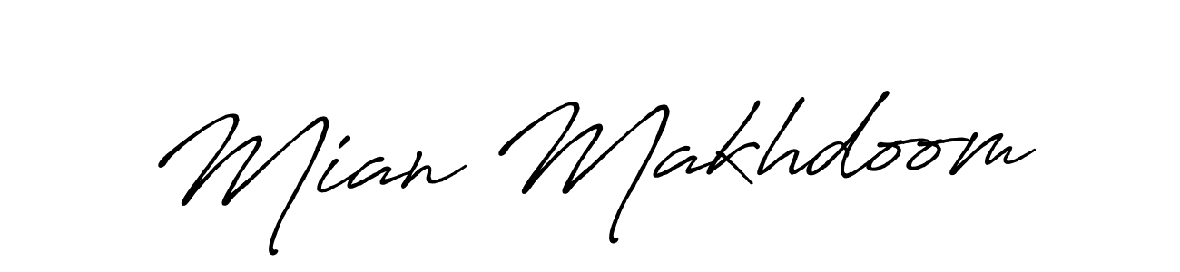 The best way (Antro_Vectra_Bolder) to make a short signature is to pick only two or three words in your name. The name Mian Makhdoom include a total of six letters. For converting this name. Mian Makhdoom signature style 7 images and pictures png