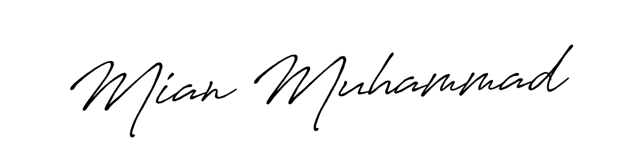 Make a beautiful signature design for name Mian Muhammad. Use this online signature maker to create a handwritten signature for free. Mian Muhammad signature style 7 images and pictures png