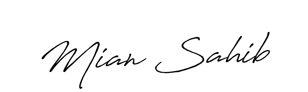 Once you've used our free online signature maker to create your best signature Antro_Vectra_Bolder style, it's time to enjoy all of the benefits that Mian Sahib name signing documents. Mian Sahib signature style 7 images and pictures png