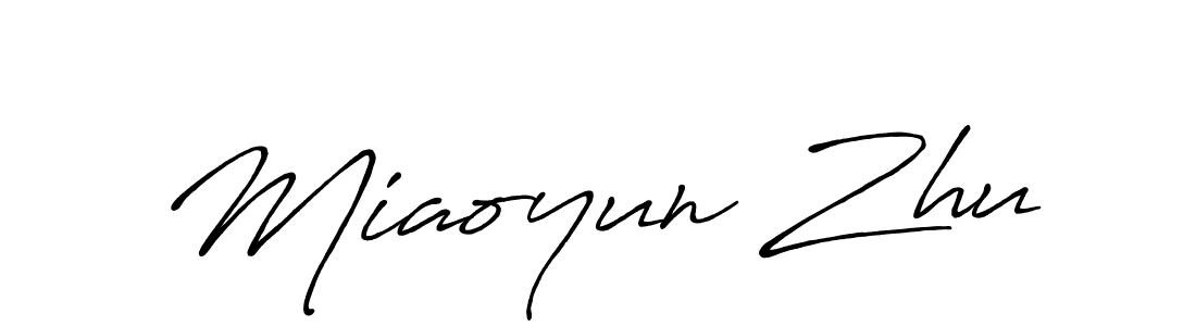 It looks lik you need a new signature style for name Miaoyun Zhu. Design unique handwritten (Antro_Vectra_Bolder) signature with our free signature maker in just a few clicks. Miaoyun Zhu signature style 7 images and pictures png