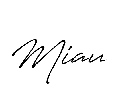 Also we have Miau name is the best signature style. Create professional handwritten signature collection using Antro_Vectra_Bolder autograph style. Miau signature style 7 images and pictures png