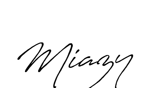It looks lik you need a new signature style for name Miazy. Design unique handwritten (Antro_Vectra_Bolder) signature with our free signature maker in just a few clicks. Miazy signature style 7 images and pictures png