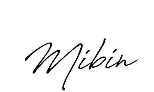 Once you've used our free online signature maker to create your best signature Antro_Vectra_Bolder style, it's time to enjoy all of the benefits that Mibin name signing documents. Mibin signature style 7 images and pictures png