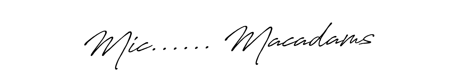 You can use this online signature creator to create a handwritten signature for the name Mic...... Macadams. This is the best online autograph maker. Mic...... Macadams signature style 7 images and pictures png