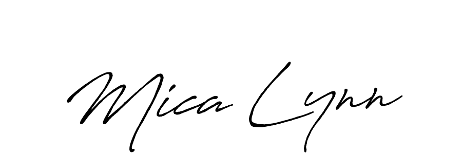 Similarly Antro_Vectra_Bolder is the best handwritten signature design. Signature creator online .You can use it as an online autograph creator for name Mica Lynn. Mica Lynn signature style 7 images and pictures png