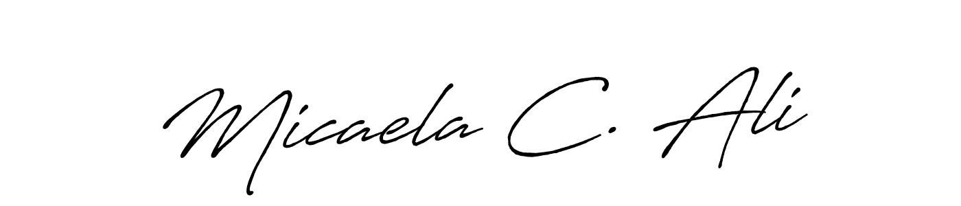 Here are the top 10 professional signature styles for the name Micaela C. Ali. These are the best autograph styles you can use for your name. Micaela C. Ali signature style 7 images and pictures png