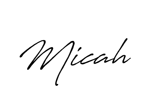 How to make Micah signature? Antro_Vectra_Bolder is a professional autograph style. Create handwritten signature for Micah name. Micah signature style 7 images and pictures png