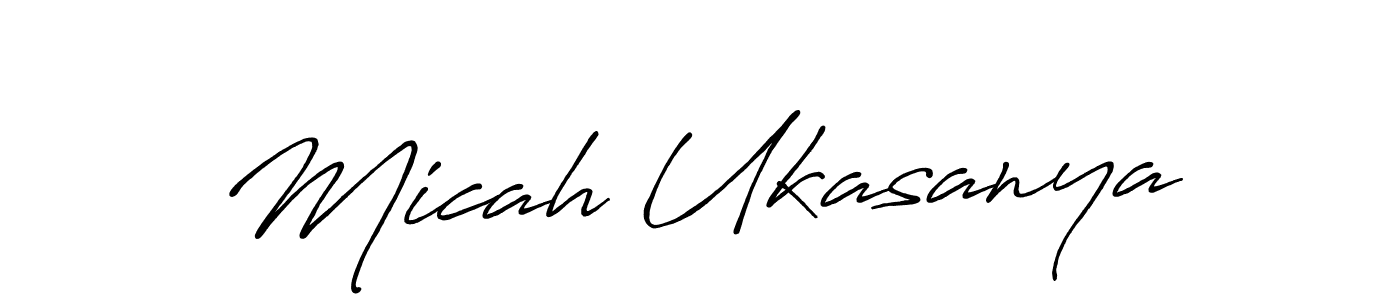 Here are the top 10 professional signature styles for the name Micah Ukasanya. These are the best autograph styles you can use for your name. Micah Ukasanya signature style 7 images and pictures png