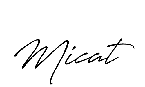 How to Draw Micat signature style? Antro_Vectra_Bolder is a latest design signature styles for name Micat. Micat signature style 7 images and pictures png