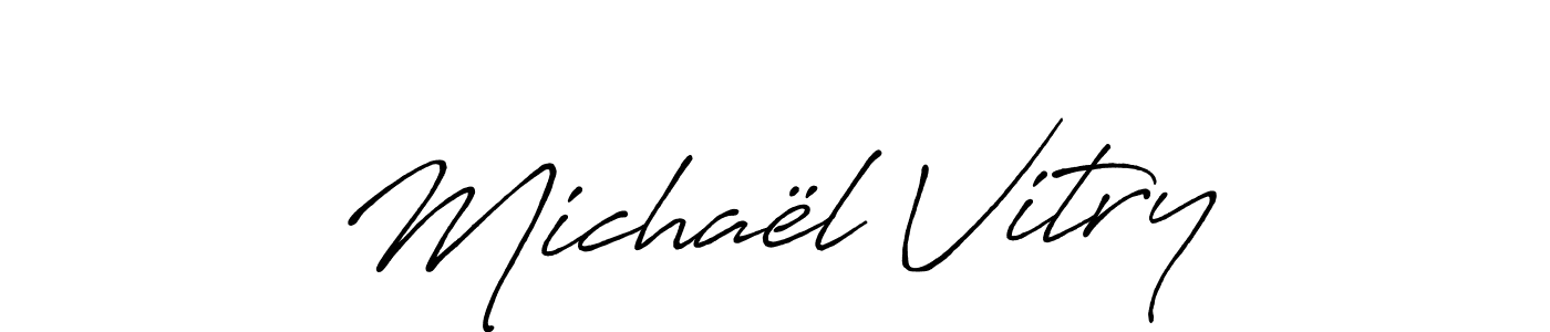 How to Draw Michaël Vitry signature style? Antro_Vectra_Bolder is a latest design signature styles for name Michaël Vitry. Michaël Vitry signature style 7 images and pictures png