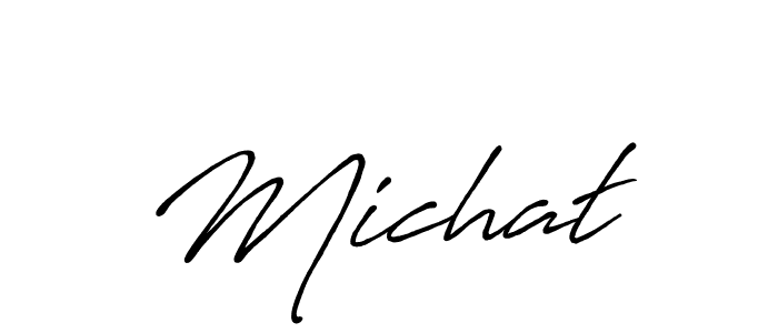 Once you've used our free online signature maker to create your best signature Antro_Vectra_Bolder style, it's time to enjoy all of the benefits that Michał name signing documents. Michał signature style 7 images and pictures png