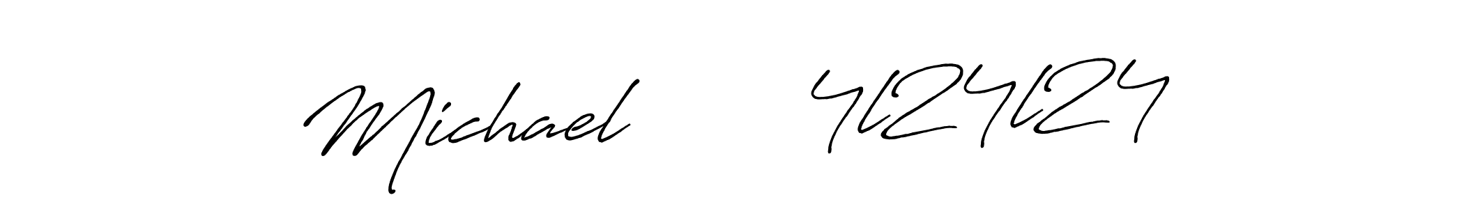 How to Draw Michael       4l24l24 signature style? Antro_Vectra_Bolder is a latest design signature styles for name Michael       4l24l24. Michael       4l24l24 signature style 7 images and pictures png