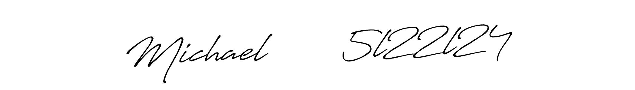 Make a beautiful signature design for name Michael       5l22l24. Use this online signature maker to create a handwritten signature for free. Michael       5l22l24 signature style 7 images and pictures png