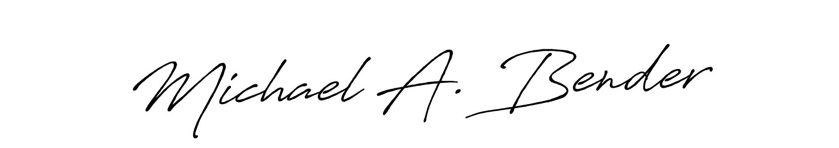 Once you've used our free online signature maker to create your best signature Antro_Vectra_Bolder style, it's time to enjoy all of the benefits that Michael A. Bender name signing documents. Michael A. Bender signature style 7 images and pictures png