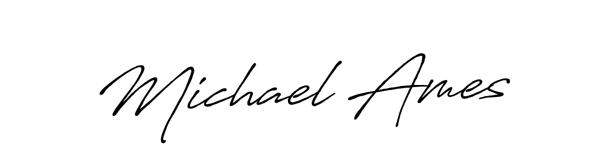 Also You can easily find your signature by using the search form. We will create Michael Ames name handwritten signature images for you free of cost using Antro_Vectra_Bolder sign style. Michael Ames signature style 7 images and pictures png