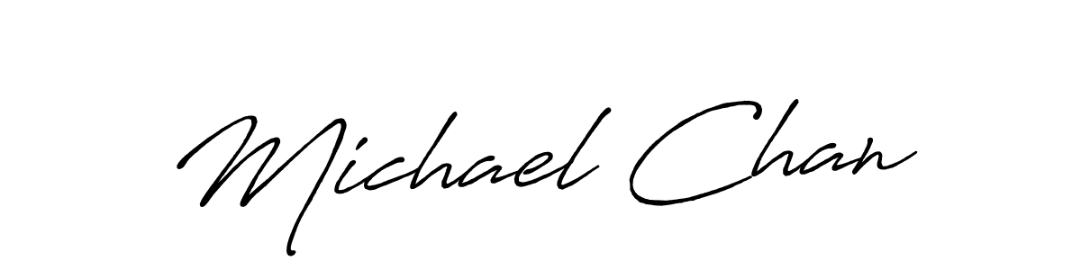 if you are searching for the best signature style for your name Michael Chan. so please give up your signature search. here we have designed multiple signature styles  using Antro_Vectra_Bolder. Michael Chan signature style 7 images and pictures png