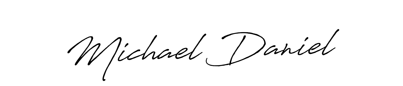 Antro_Vectra_Bolder is a professional signature style that is perfect for those who want to add a touch of class to their signature. It is also a great choice for those who want to make their signature more unique. Get Michael Daniel name to fancy signature for free. Michael Daniel signature style 7 images and pictures png