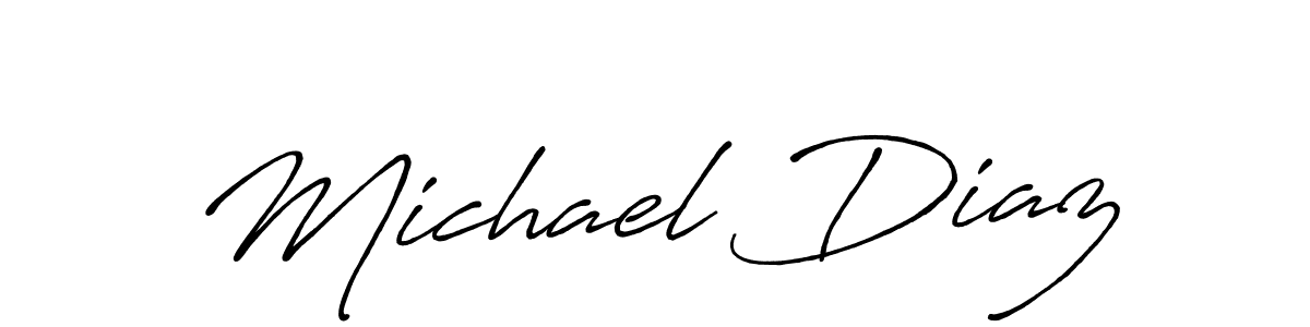 Also we have Michael Diaz name is the best signature style. Create professional handwritten signature collection using Antro_Vectra_Bolder autograph style. Michael Diaz signature style 7 images and pictures png