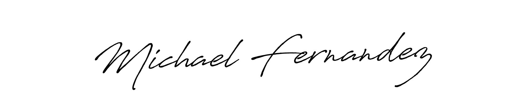 You should practise on your own different ways (Antro_Vectra_Bolder) to write your name (Michael Fernandez) in signature. don't let someone else do it for you. Michael Fernandez signature style 7 images and pictures png