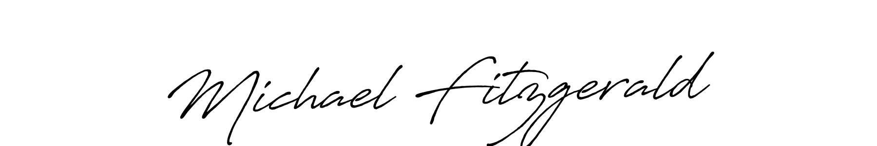 Michael Fitzgerald stylish signature style. Best Handwritten Sign (Antro_Vectra_Bolder) for my name. Handwritten Signature Collection Ideas for my name Michael Fitzgerald. Michael Fitzgerald signature style 7 images and pictures png